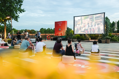 上海國際電影節(jié)露天放映。主辦方供圖