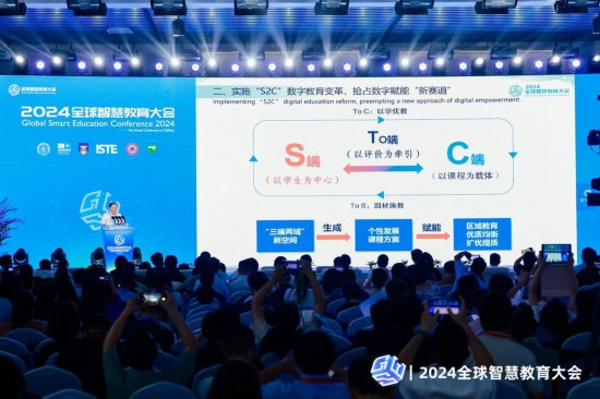 重慶高新區(qū)“S2C”數(shù)字教育亮相全球智慧教育大會。